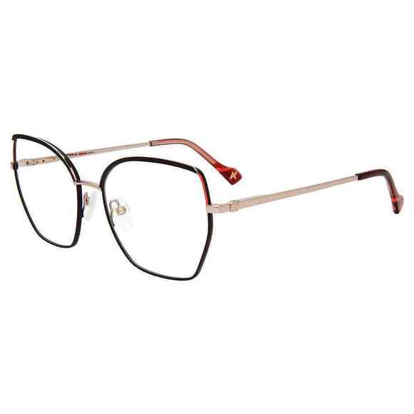 YALEA OPTICAL VYA043 Eyeglasses BLACK-0E59 55mm - Picture 1 of 1